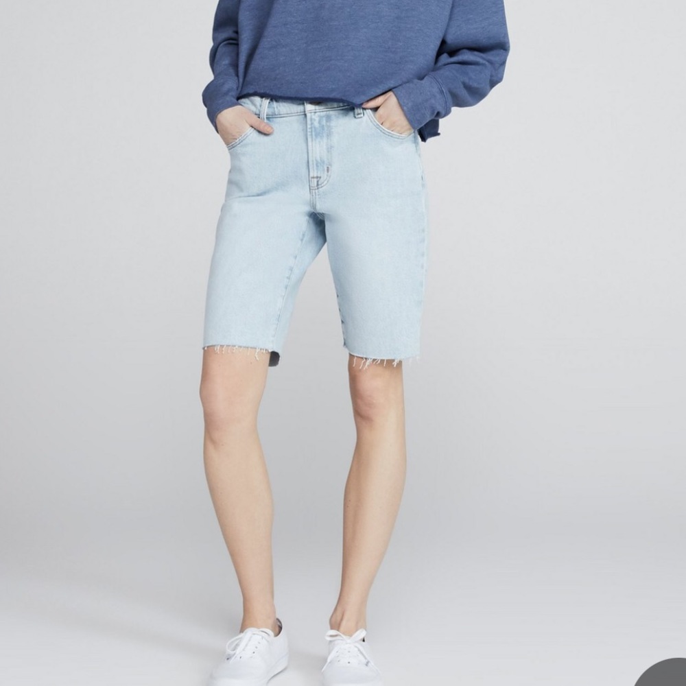 NWT JBrand Relaxed Bermuda Shorts - Picture 2 of 10